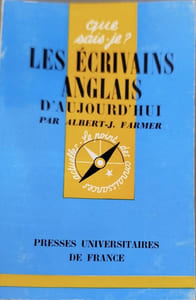 Les écrivains anglais d'aujourd'hui