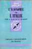 L'&eacute;conomie de l'Italie. F. Gay et P. Wagret