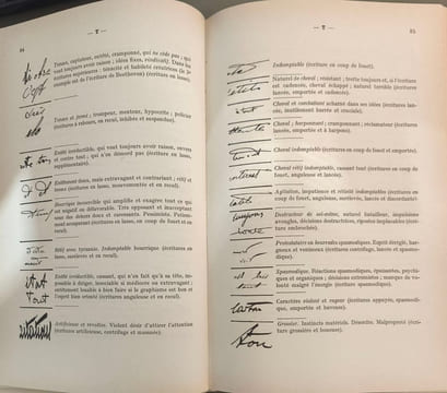 Le Diagnostic de la Mentalité par l'Écriture. Dr Paul Carton