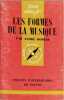 Les formes de la musique. Andr&eacute; Hodeir