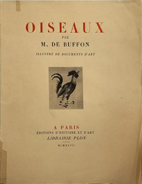 Oiseaux. M. de Buffon