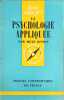 La psychologie appliqu&eacute;e. Ren&eacute; Binois