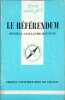 Le r&eacute;f&eacute;rendum. Mich&egrave;le Guillaume-Hofnung
