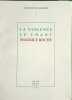 La Violence Le Chant - Maurice ROCHE - Les sujets de l'&eacute;criture EO. Maurice ROCHE