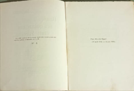 Dans ses quinze ans était Mireille... EO dédicacé par l'auteur et numéroté 5/25 sur pur fil lafuma. Émile Ripert