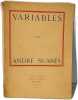 Variables. Andr&eacute; Suar&egrave;s