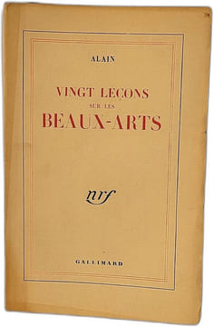 Vingt leçons sur les beaux-arts. Alain