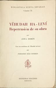 Yēhudah ha-Leví: Repercusión de su obra Con una semblaza deYehudah ha-Levi