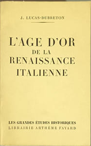 L'âge d'or de la Renaissance italienne