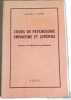 Cours de psychologie enfantine et juv&eacute;nile : Le&ccedil;ons et exercices pratiques. Andr&eacute; Ferr&eacute;