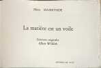 La mati&egrave;re est un voile texte bilingue H&eacute;breu/ Fran&ccedil;ais 5 gravures originales num&eacute;rot&eacute; 18/55. Mo&iuml;se Ma&iuml;monide