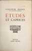 &Eacute;tudes et caprices. Alexandre Arnoux