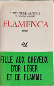 FlamencaFille aux cheveux d'or léger et de flamme