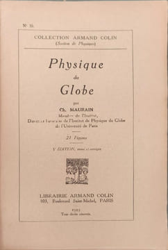 Physique du globe - 21 figures. Ch. Maurain