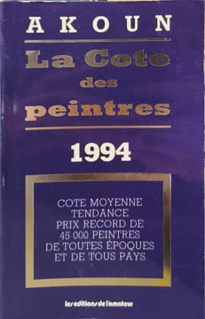 La Cote Des Peintres 1994. Akoun Jacky