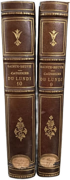 Causeries du lundi tome 9 et 10. C.-A. Sainte-Beuve