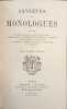 Sayn&egrave;tes et monologues tome 2. Th. de Banville  Chauvin  Ch. Cros  E. Durandeau  P. Ferrier  J. Guillemot  A. Jouhaud  J. de Marthold  G. Nadaud  J. ...