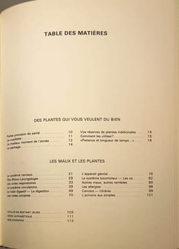 Mieux vivre avec les plantes en 2 volumes ( sur papier bouffant de luxe). Sophie Samyn