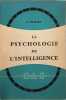 La psychologie de l'intelligence. J. Piaget