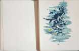 Seul rivage accord&eacute; - Geay - Lithographies originales de Marcel Roy exemplaire n&deg;59/75 sur v&eacute;lin d'Arches sign&eacute; par l'auteur et l'illustrateur. ...