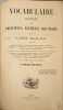 Vocabulaire raisonn&eacute; des principaux &eacute;l&eacute;ments cr&eacute;ateurs de la langue fran&ccedil;aise. F. Poulet-Delsalle