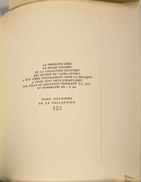 Le Comédien numéroté 123/302 illustré par des souvenirs bois gravés par henri jadoux. Sacha Guitry