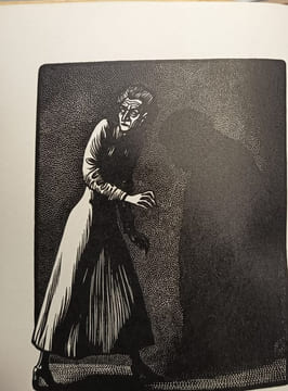 Un sujet de roman / bois graves de henri jadoux numéroté 123/302. Sacha Guitry