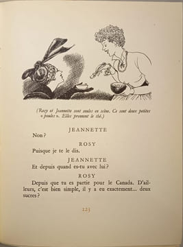 Un sujet de roman / bois graves de henri jadoux numéroté 123/302. Sacha Guitry