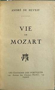 Vie de Mozart