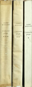 Civilisation grecque (3 vols) tome I de l'iliade au parthéon tome II d'antigone à socrate tome III d'euripide à alexandrie