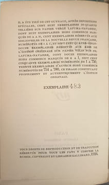 Hercule et mademoiselle/ EO numerotée. Pierre Bost