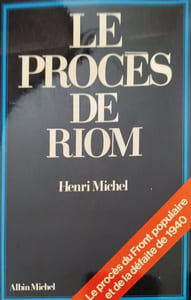 Le procès de Riom