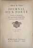 Journal d'un po&egrave;te ( 4 gravures hors -texte). Alfred de Vigny