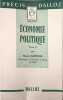 &Eacute;conomie politique. Henri Guitton