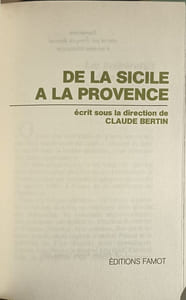 De la Sicile à la Provence