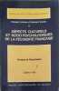 Aspects culturels et socio-psychologiques de la f&eacute;condit&eacute; fran&ccedil;aise. Philippe Collomb et Elisabeth Zucker