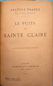 Le puits de Sainte Claire