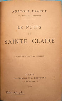 Le puits de Sainte Claire