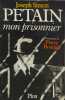 P&eacute;tain mon prisonnier. Muratori-Philip Anne