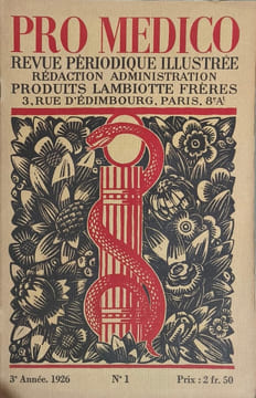 Pro Medico 6 revues périodiques illustrées. Produits Lambiotte Frères