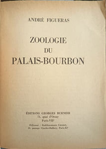 Zoologie du Palais-Bourbon