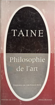 Philosophie de l'art - voyage en italie essais de critique et d'histoire. Taine