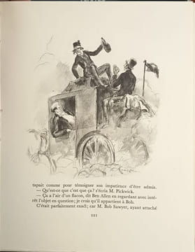 Les papiers posthumes du pickwick club / illustrés par Berthold-mahn/ 3 tomes- numéroté 2189/7200. Charles Dickens
