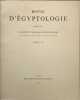 Revue d'&eacute;gyptologie publi&eacute;e par la soci&eacute;t&eacute; fran&ccedil;aise d'&eacute;gyptologie / tome 30. La Soci&eacute;t&eacute; Fran&ccedil;aise d'&Eacute;gyptologie