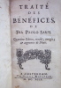 Traité des Bénéfices. Quatrième édition, revue, corrigée et augmentée de notes.. SARPI (Fra Paolo)
