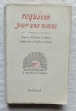 Requiem pour une nonne, Gallimard, Le Manteau d'Arlequin, 1957, dédicacé, par les comédiens de la création française. William Faulkner (d'après) / ...