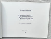 Scènes d'automne - Théâtres japonais, Editions du Chameau, 2006