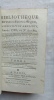 Bibliothèque physico-économique instructive et amusante, année 1788 ou 7e année, en 2 tomes, contenant des Mémoires et observations pratiques sur ...