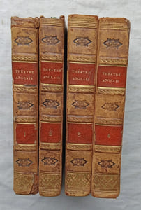 Chefs-d'oeuvre du théâtre anglais (en 4 tomes), à la librairie de Brissot-Thivars à Paris, 1822
