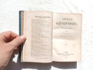 Nouvelles genevoises (précédé d') une lettre adressée à l'éditeur par le Compte Xavier de Maistre, Charpentier, libraire-éditeur, 1844. M. Töpffer / ...
